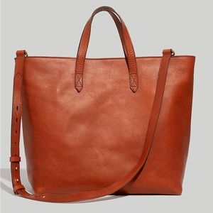 Madewell zip top transport tote